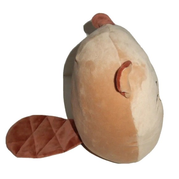 Squishmallows 9" Maisha Plush Beaver Soft Brown Rodent Stuffed Animal Kellytoy - Picture 4 of 7